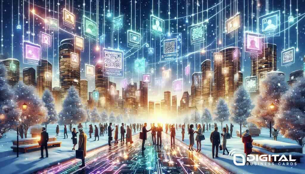 Guide to Digital Business Cards in Winter Networking
