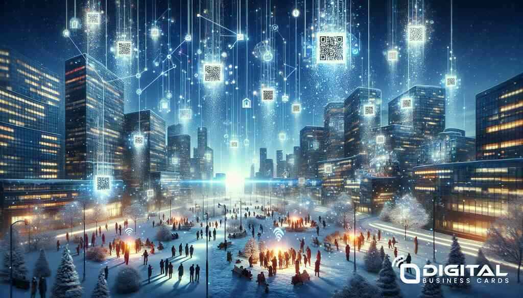 Guide to Digital Business Cards in Winter Networking