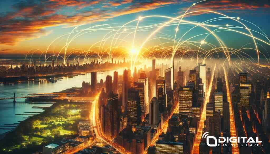 How Digital Business Cards Drive NY Networking Success