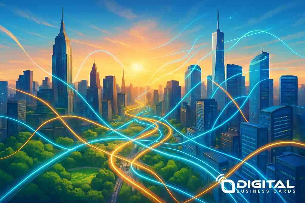 Guiding NY's Growth: Digital Business Cards' Strategic Role