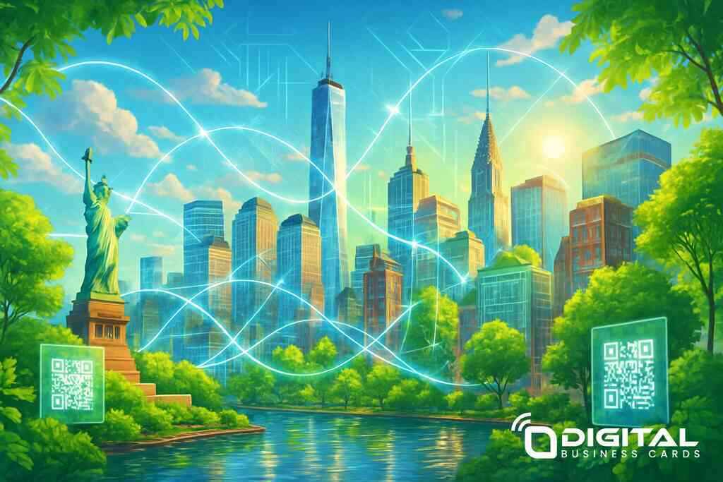 Guiding NY's Growth: Digital Business Cards' Strategic Role