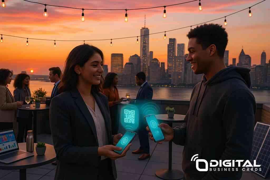 How Digital Business Cards Redefine NYC Networking