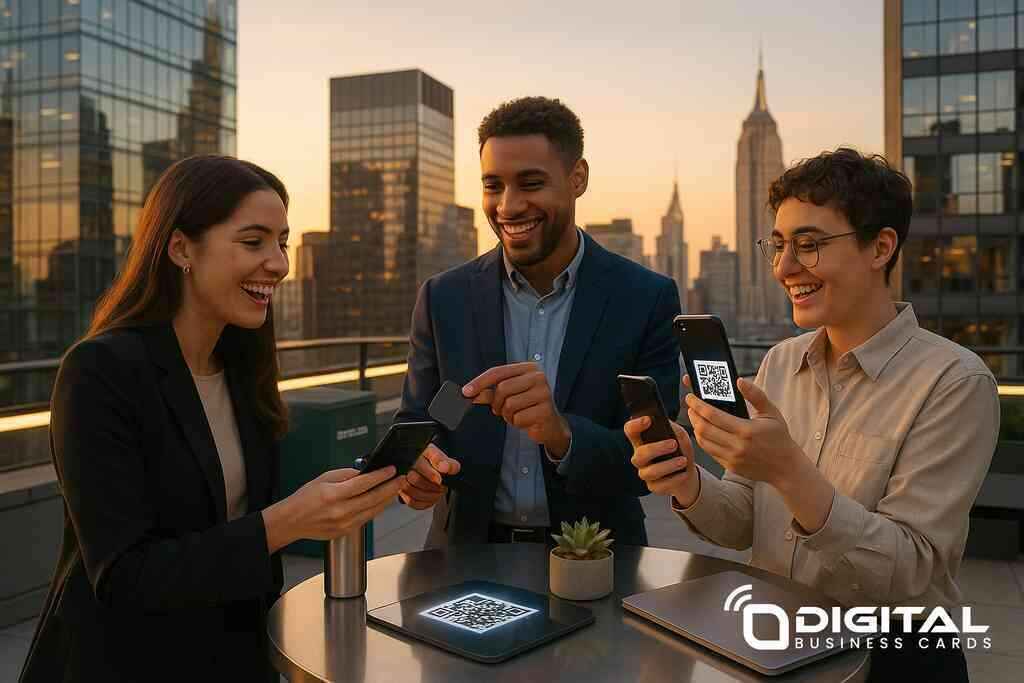 Comparing NFC And QR Digital Business Cards Guide NYC