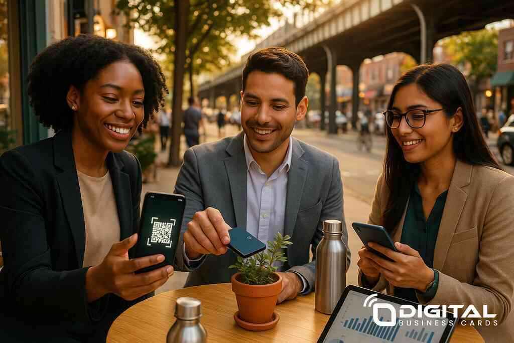Guide Queens Networking via Digital Business Cards Insights