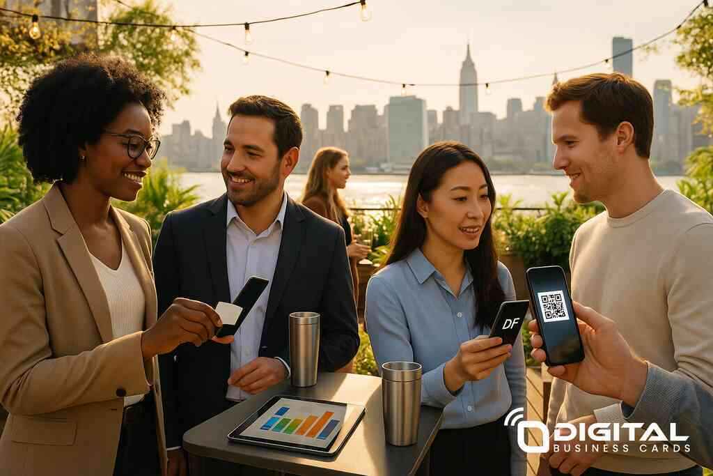 Guide Queens Networking via Digital Business Cards Insights