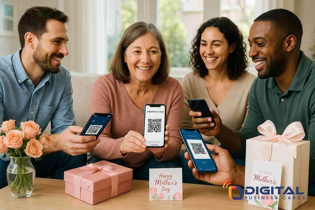 How Digital Business Cards Simplify Mothers Day Gift Networking