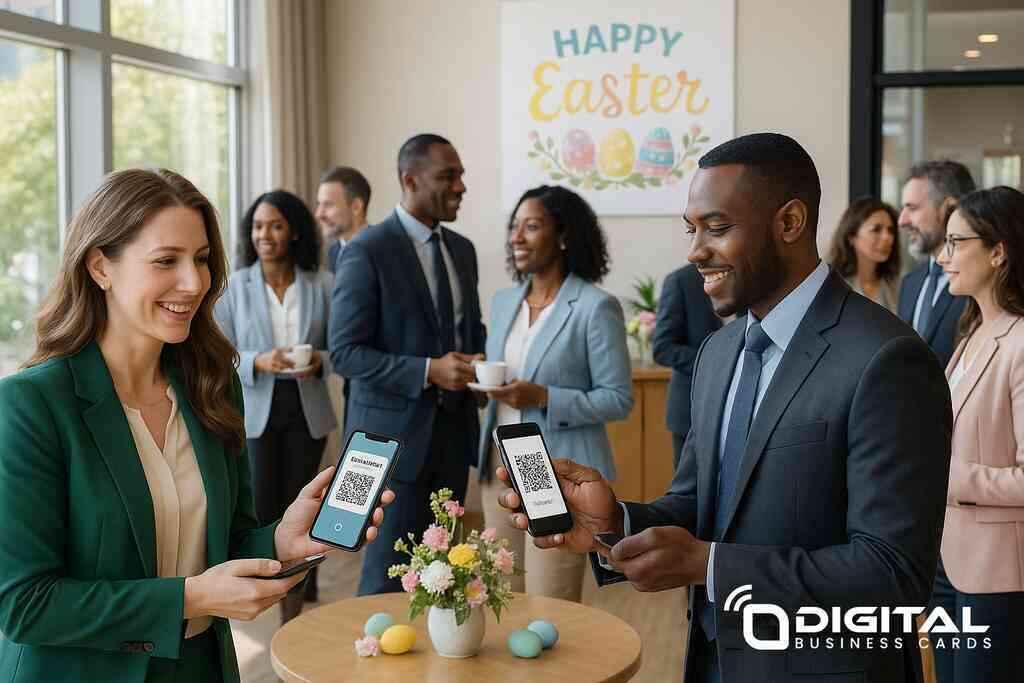 How Digital Business Cards Win Easter Networking Near You