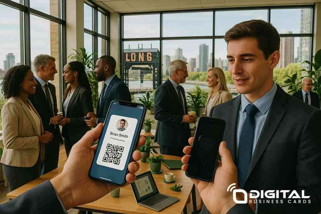 Using Digital Business Cards to Grow a Long Island Network