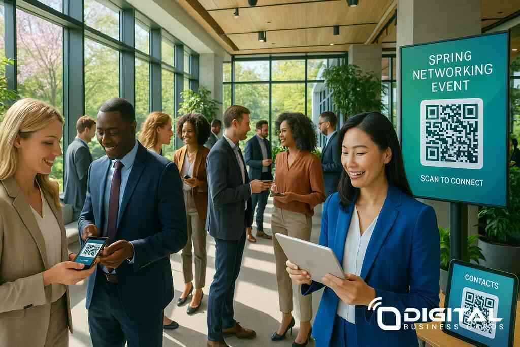 How to Share a Digital Business Card at Spring Networking Events