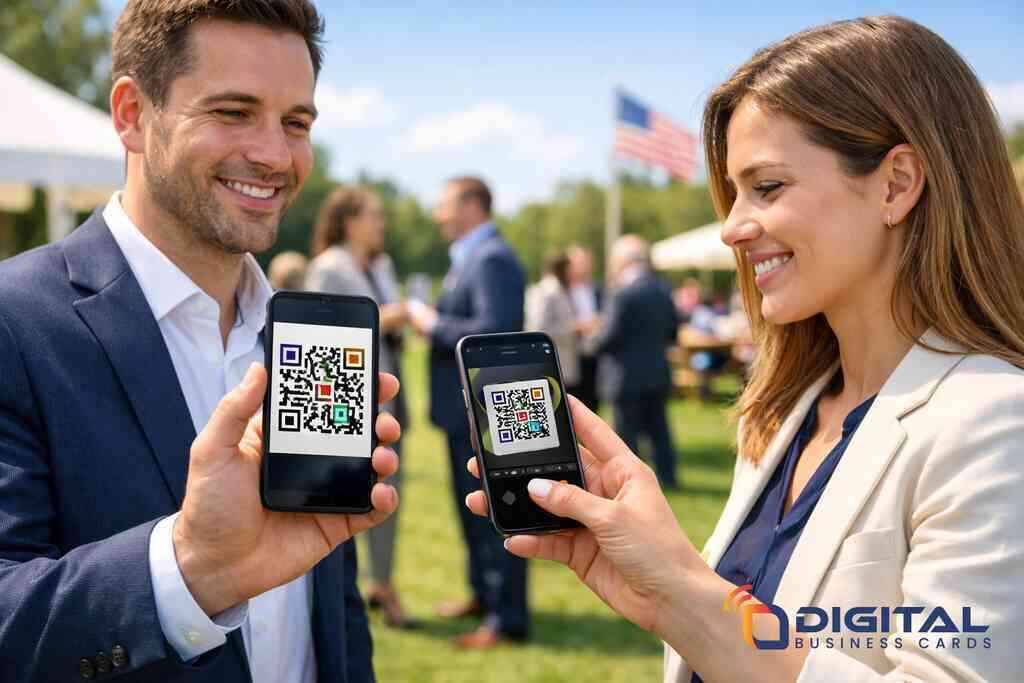 How to Use Digital Business Cards for Memorial Day Networking