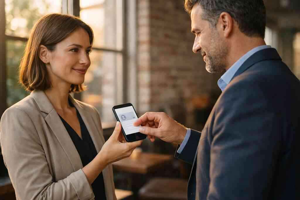 What to expect from a digital business card app when sharing contact info has to be simple — Digital Business Cards