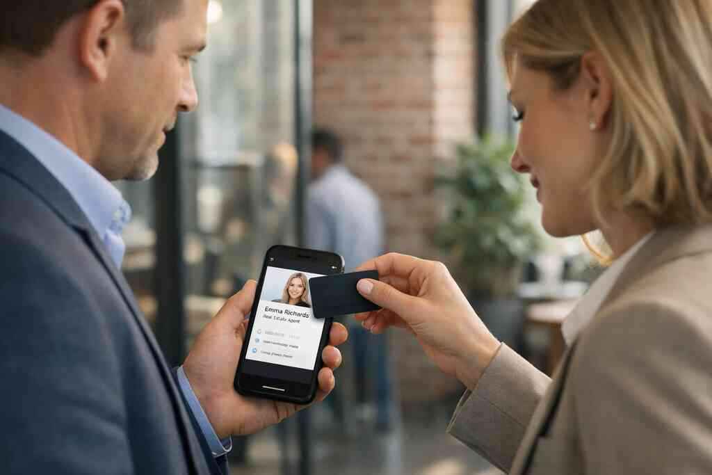 Digital card vs paper card in real networking moments at meetings, mixers, and trade events — Digital Business Cards