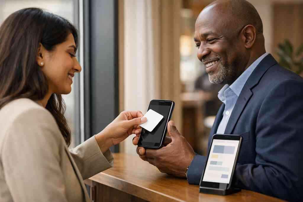 The hidden tradeoff between universal access and tap to share convenience — Digital Business Cards