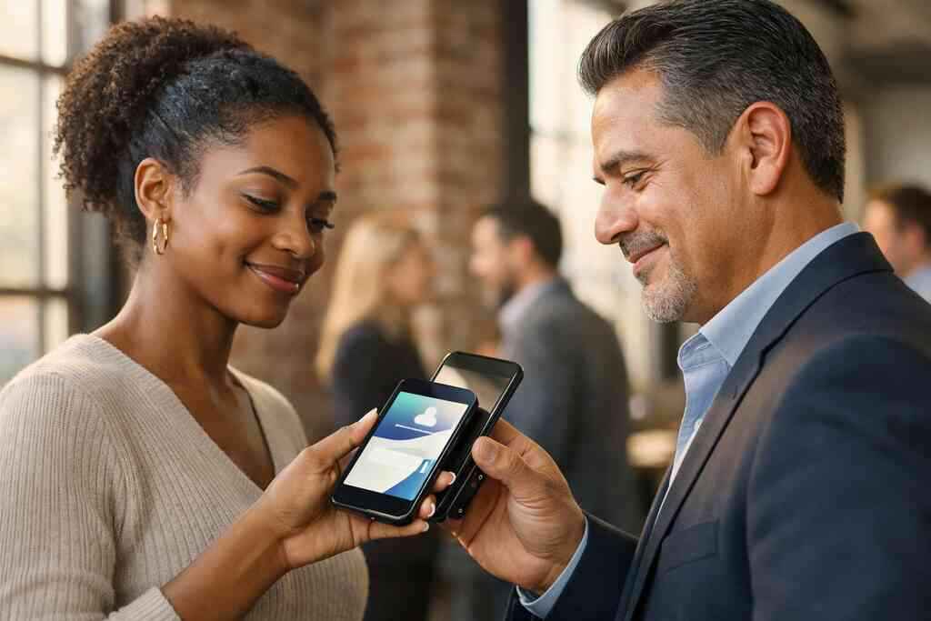 Where to place your digital business card link on LinkedIn profile sections and messages — Digital Business Cards