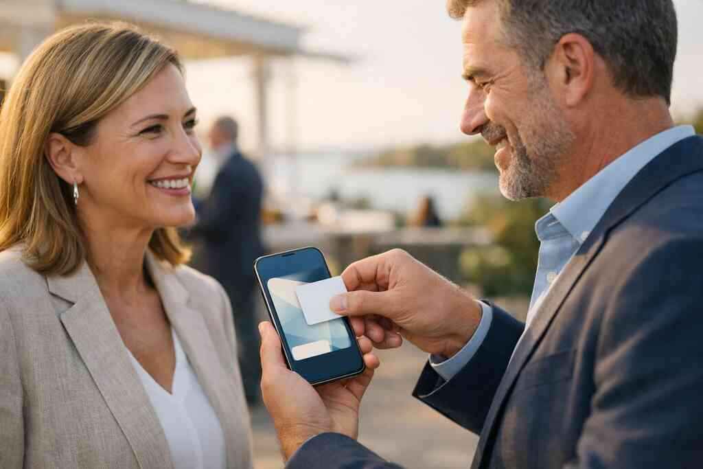 Why NFC business cards can feel smoother than typing or spelling out an email address — Digital Business Cards